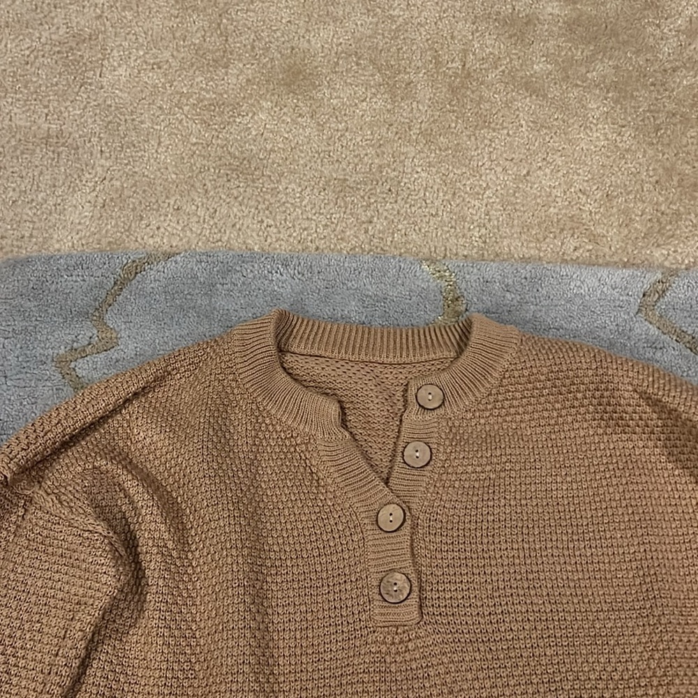 Button Down Top Sweater - image 3